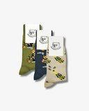 3er-Pack Strickstrümpfe, Filou LXXXIV., Filou CV., Champagner