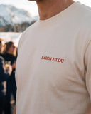Oversized Backprint T-Shirt SNOWY CAR