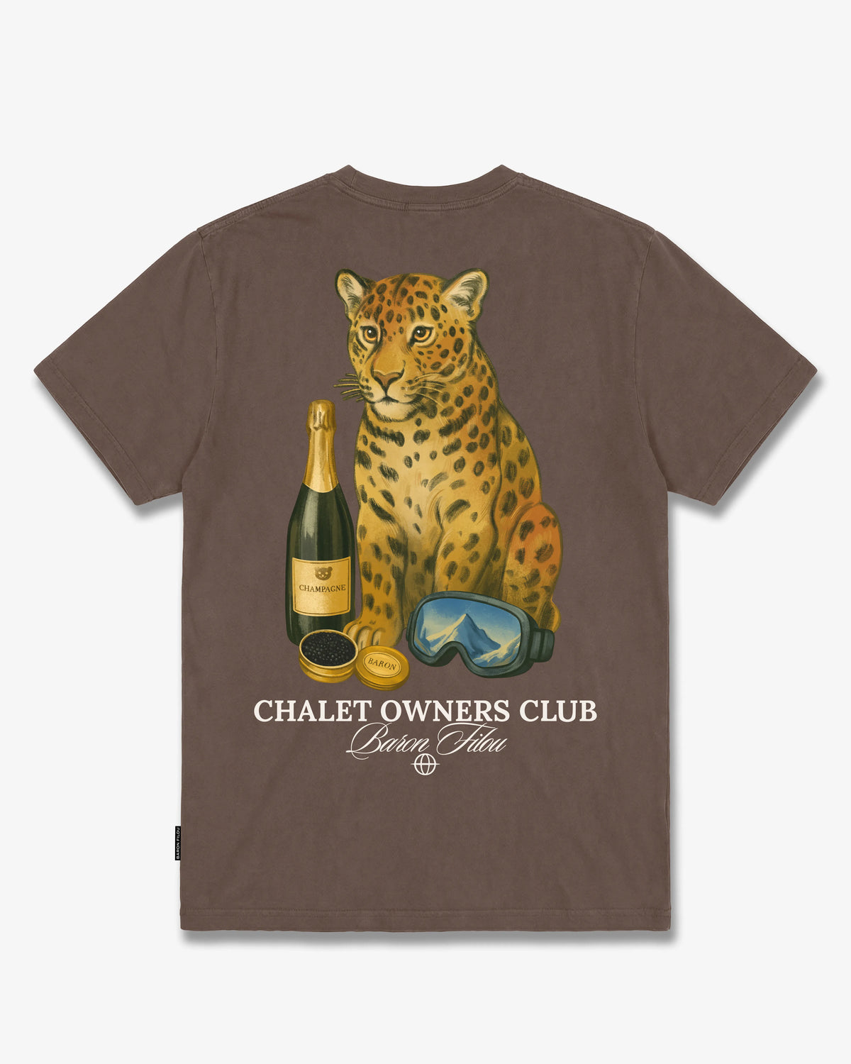 Oversized Backprint T Shirt CHEETAH