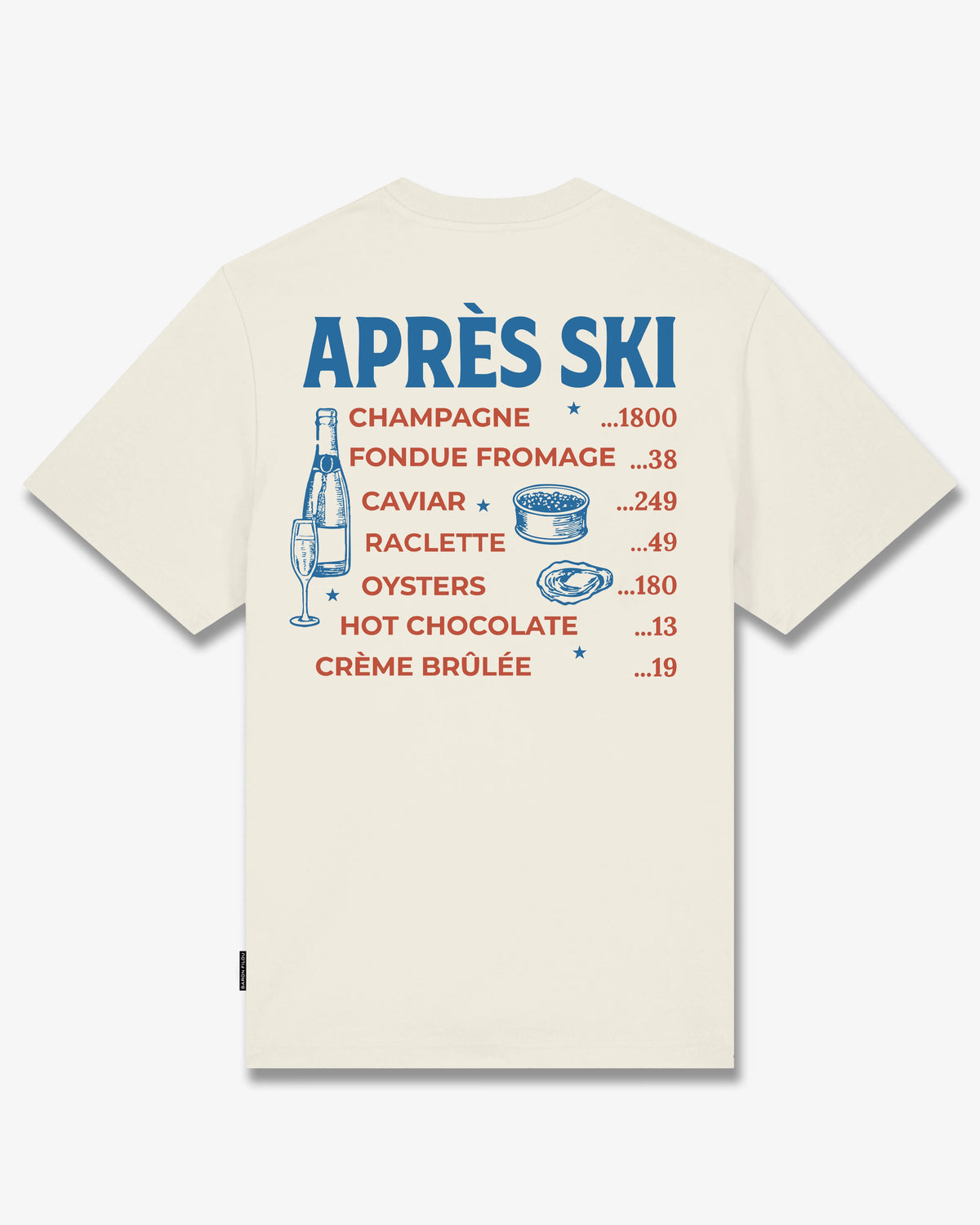 Oversized Backprint T Shirt APRÈS SKI BILL