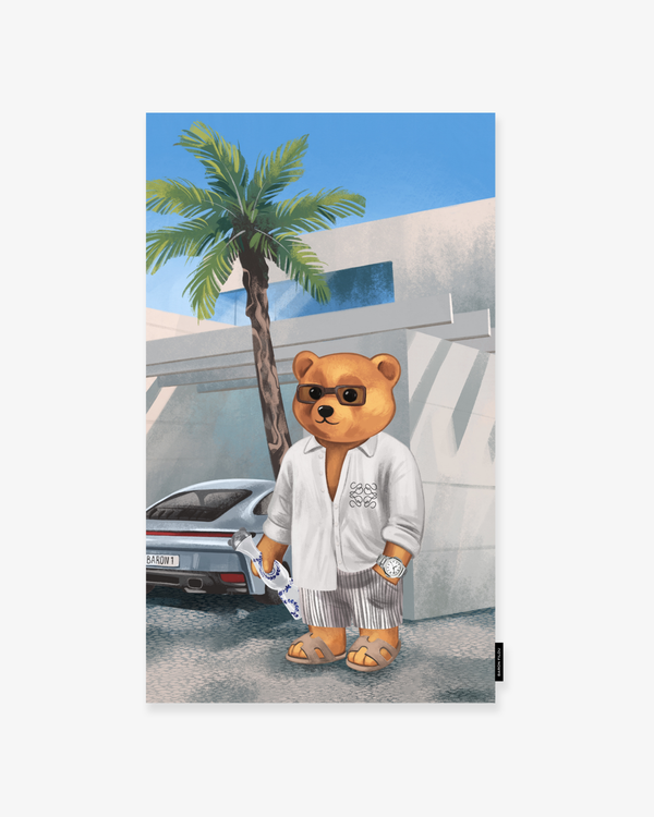 Beach Towel Poster Filou CLXVIII.
