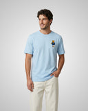Auf der Brust besticktes T-Shirt Filou CLXIV.