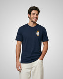 Brustbesticktes T-Shirt Filou CLXVIII.
