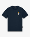 Brustbesticktes T-Shirt Filou CLXVIII.