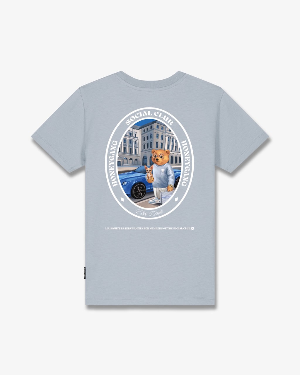 Honeygang Oval Backprint T Shirt CXLIX.