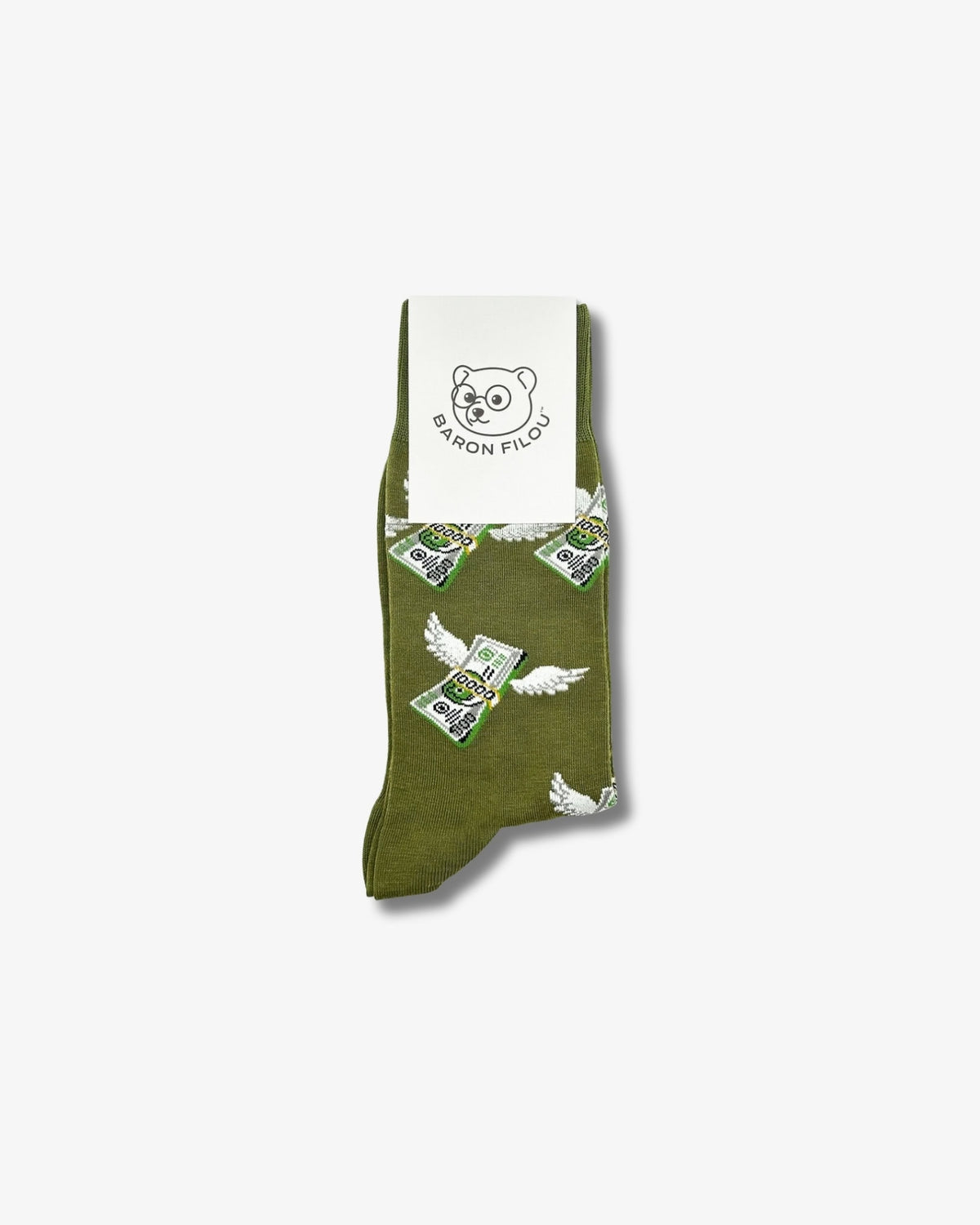 Knit Socks Flying Cash Stack