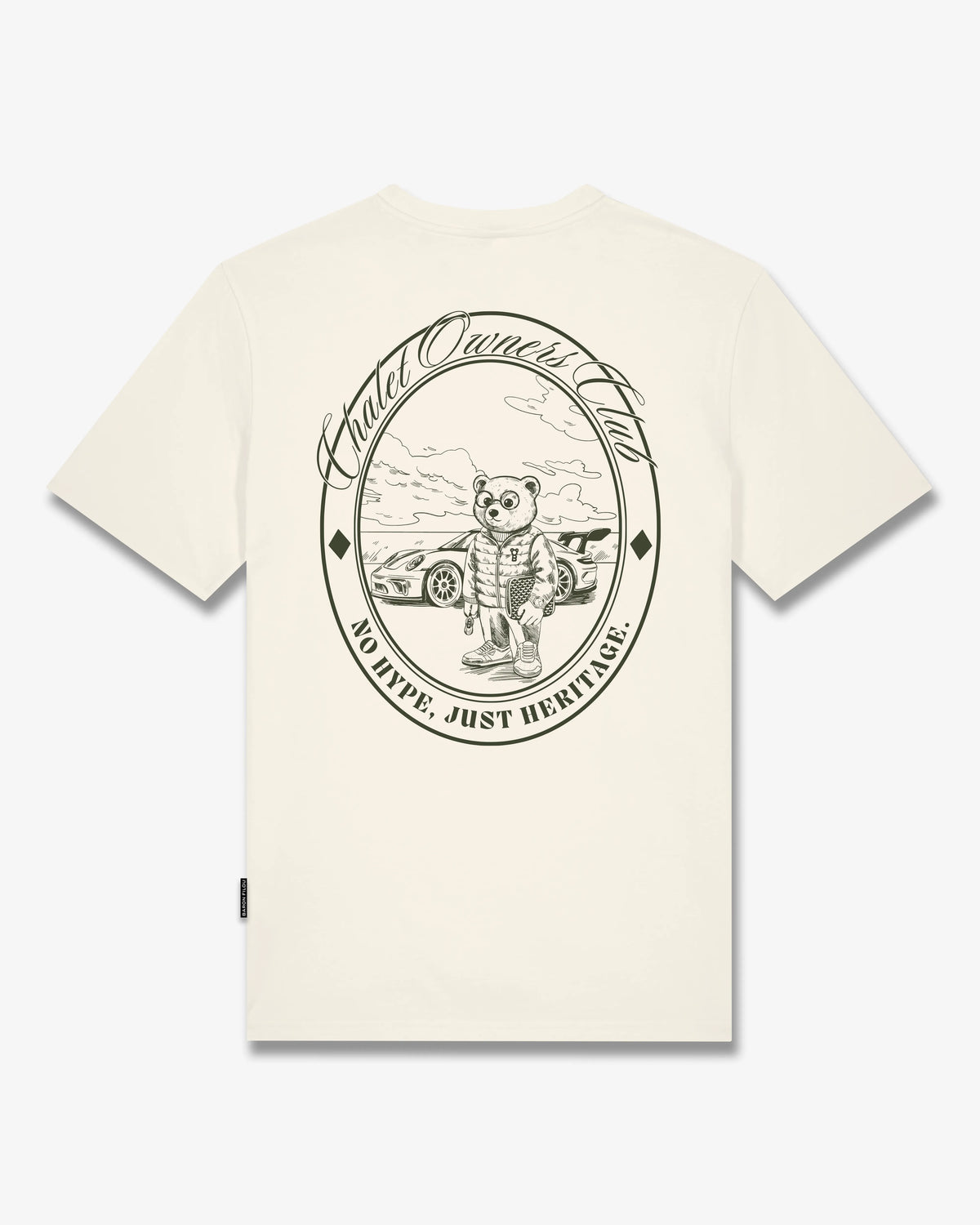 Oval Backprint T-Shirt Filou 187