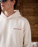 Oversized Backprint Hoodie SNOWY CAR