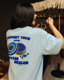 Oversized Backprint T-Shirt CAVIAR DEALER