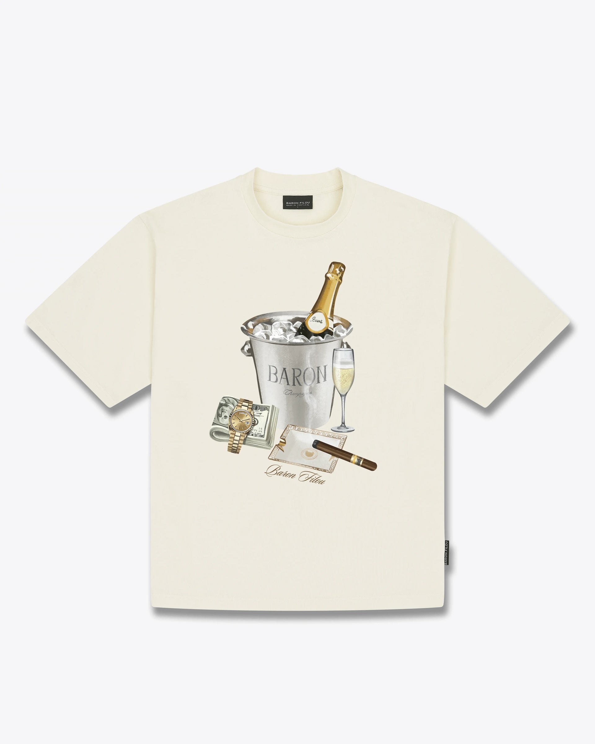 Oversized Backprint T Shirt BEACH BILL