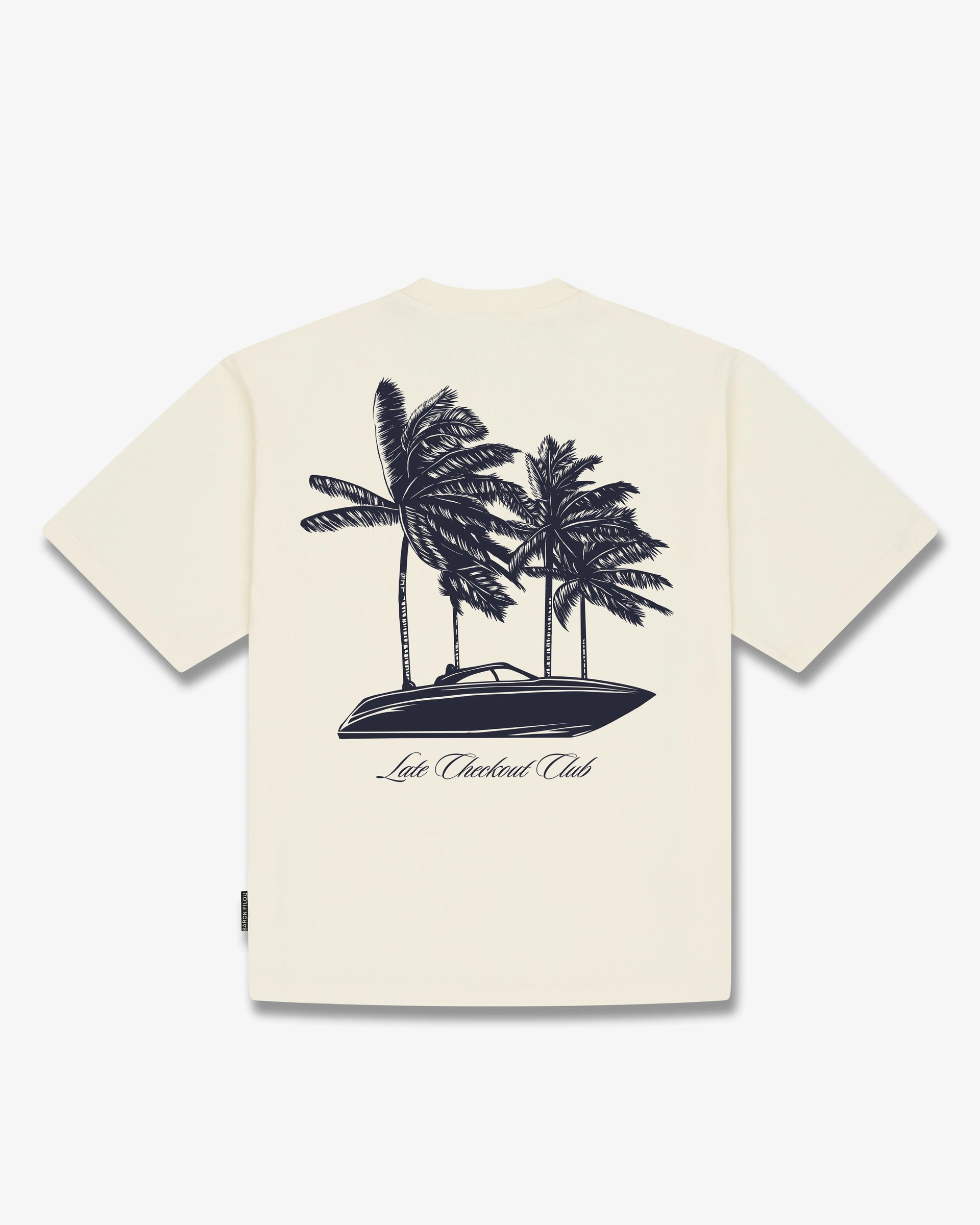 Oversized Backprint T Shirt SPEED BOATS