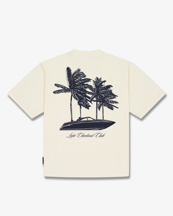 Oversized Backprint T-Shirt SPEED BOATS