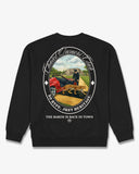 Oversized Backprint Pullover BARON IS BACK IN TOWN